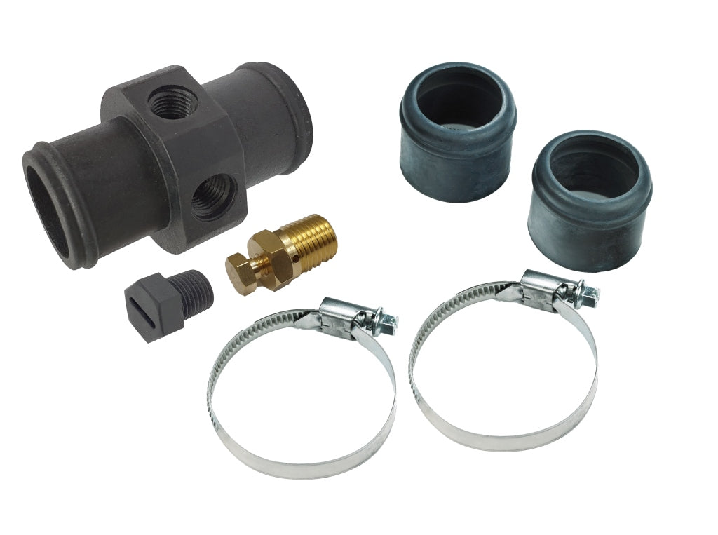 Adaptador de manguito Davies Craig con dos tomas 1/4" NPT, 35 mm