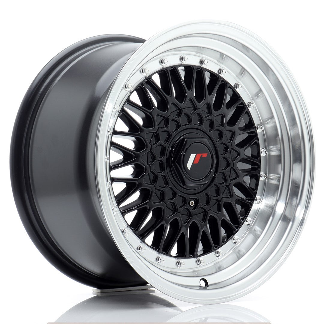 Llanta Japan Racing JR-9 16x9" a medida ET20 negro brillo