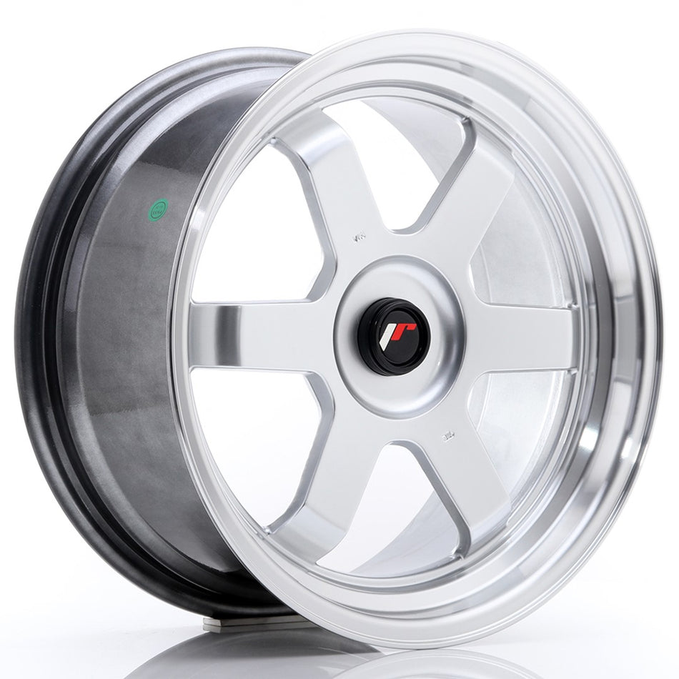 Japan Racing JR-12 17x8" (4 & 5 hole custom PCD) ET35, Silver