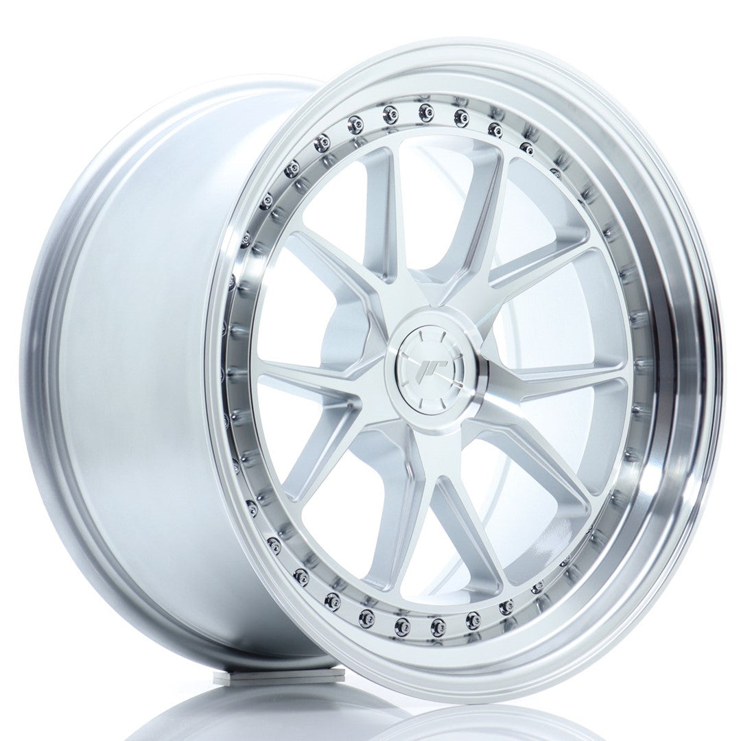 Llanta Japan Racing JR-39 18x9,5" 5 tornillos a medida ET15-35 plata