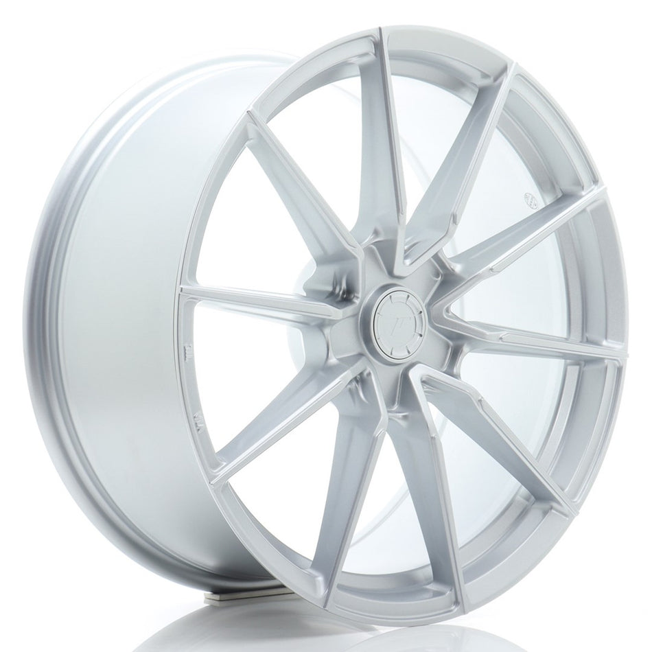 Japan Racing SL-02 Super Light 19x9" (5 hole custom PCD) ET20-51, Machined Silver