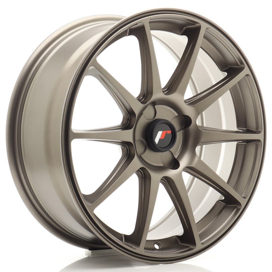 Llanta Japan Racing JR-11 18x7,5" 4 tornillos a medida ET20-40 bronce