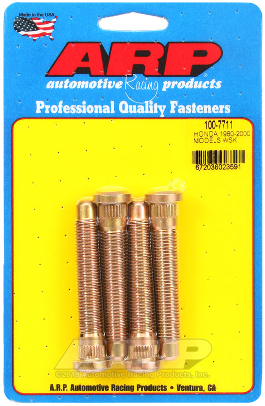 Espárragos de rueda ARP para Honda hasta 1996 (M12x1.50 longitud 72 mm) - 100-7711