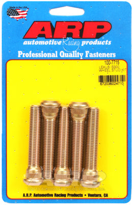 Set of 5 Front Reinforced Wheel Studs for Lexus IS300 (98-05, M12x1.50, Long. 55 mm)