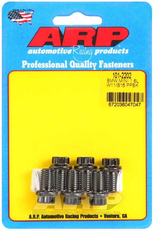 Tornillos de plato de embrague ARP para Mini 1.6L W11B16 - 101-2202