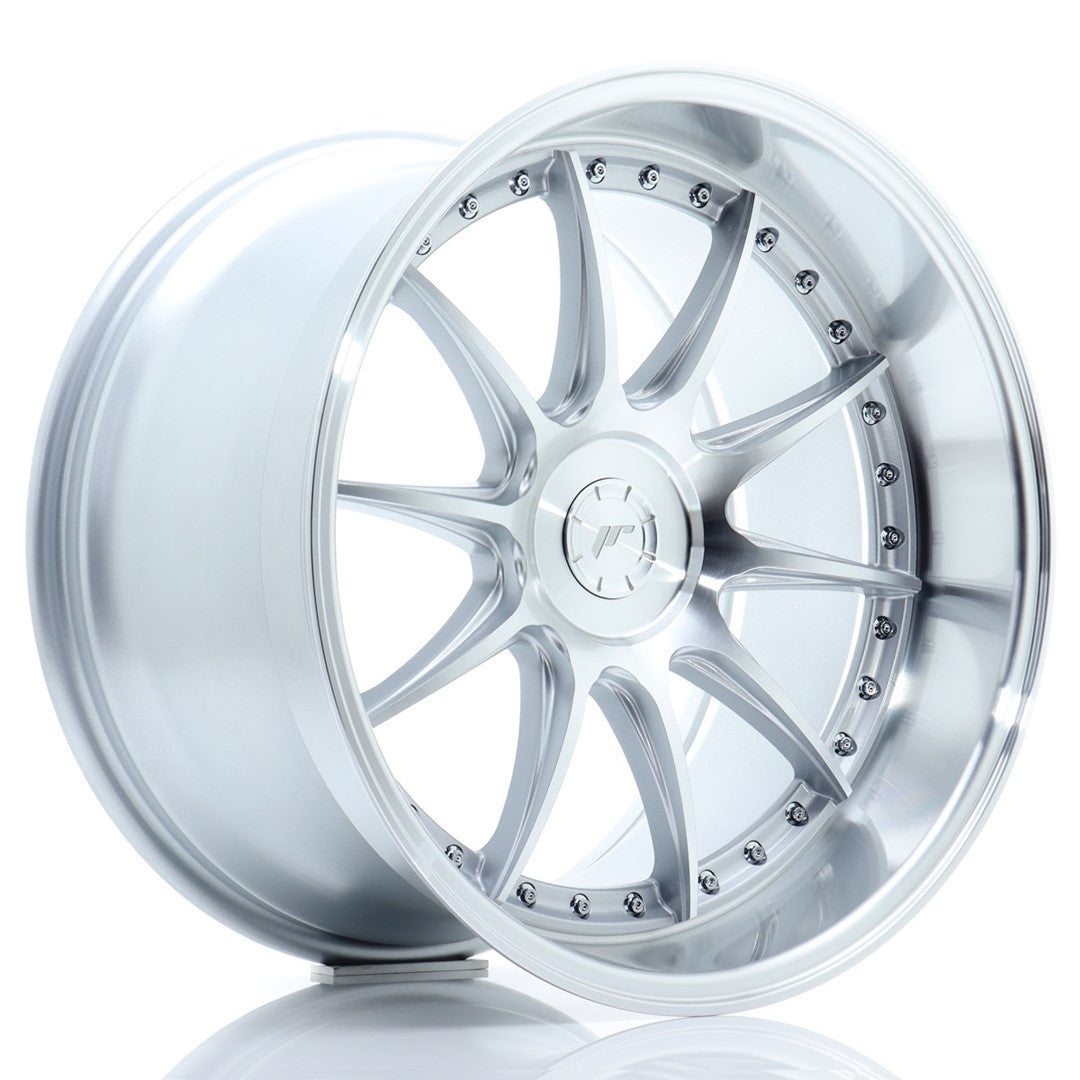 Llanta Japan Racing JR-41 19x11" 5 tornillos a medida ET12-25 plata