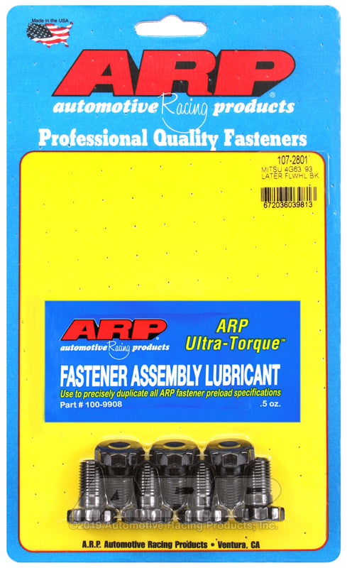 Tornillos de volante motor ARP para Mitsubishi 4G63 (93-07 M12X125 - 7 tornillos - longitud 21 mm) - 107-2801