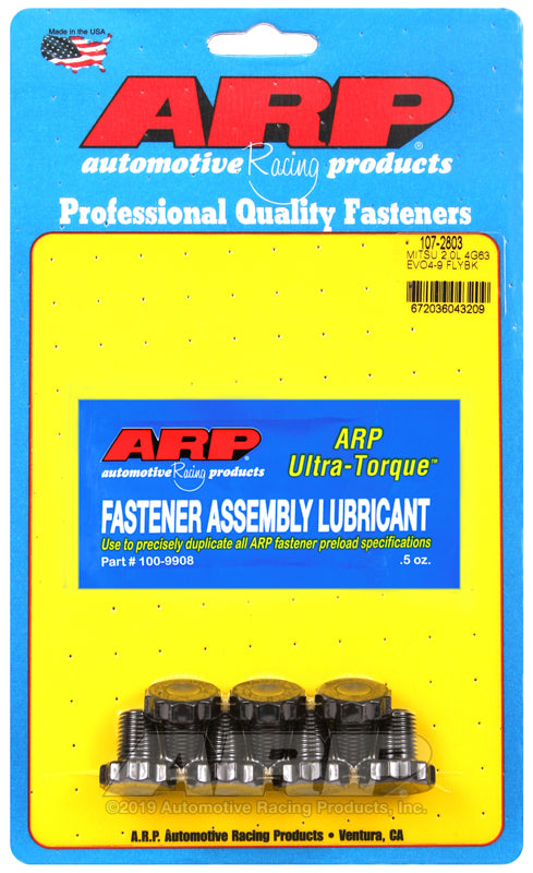 Tornillos de volante motor ARP para Mitsubishi 4G63 (96-07 M12X125 - 7 tornillos - longitud 15 mm) - 107-2803