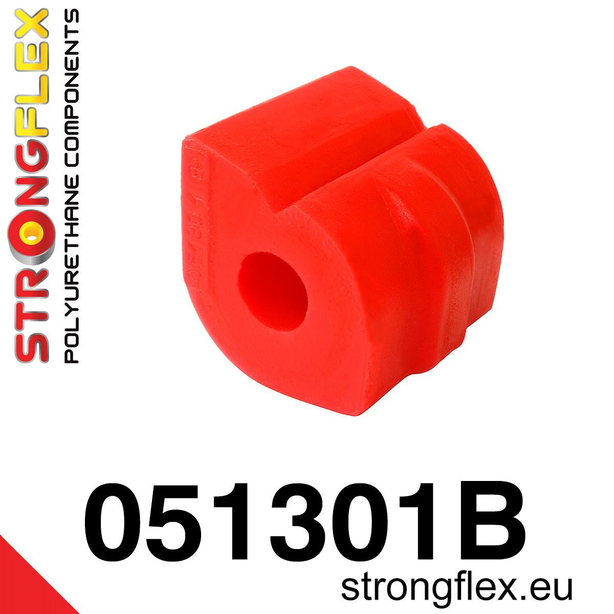 Silentblock de la barra estabilizadora delantera Citroën C2 C3 1007 (051301B)