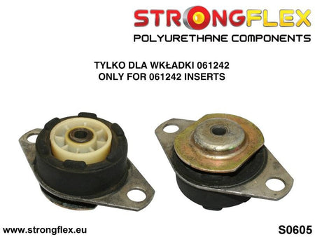 Inserto de soporte del motor Fiat Cinquecento Seicento (061242B)