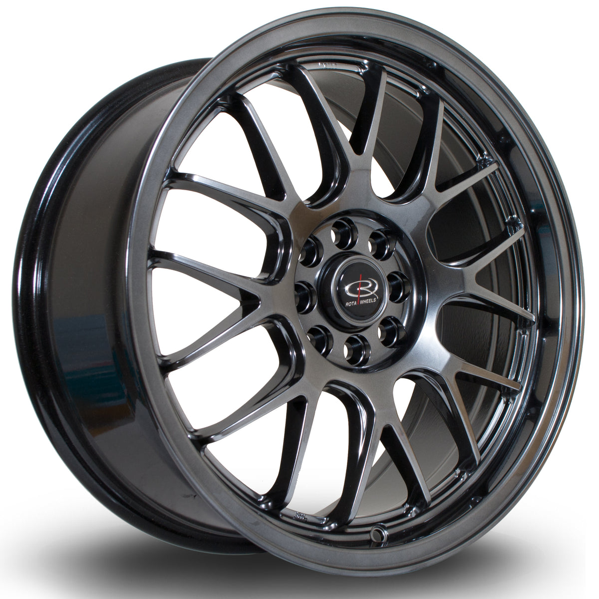 Llanta Rota MXR 17x7,5" 4x100/4x108 ET40 negro hyper