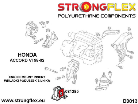 Insertos del soporte delantero del motor SPORT Honda Accord (081295A)