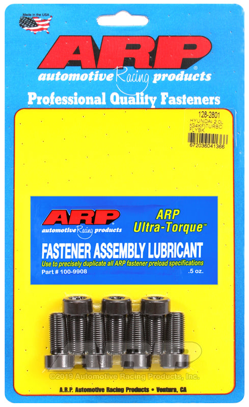 Tornillos de volante motor ARP para Hyundai 2.0L Turbo (G4KF M12x125 - longitud 25 mm) - 128-2801