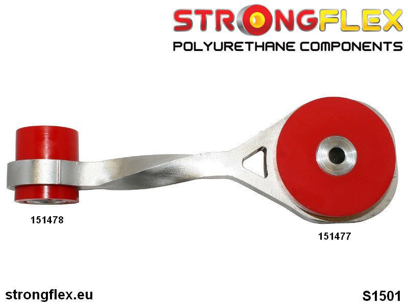 Silentblock del soporte del motor tipo dog bone PH II Renault Clio (151478B)
