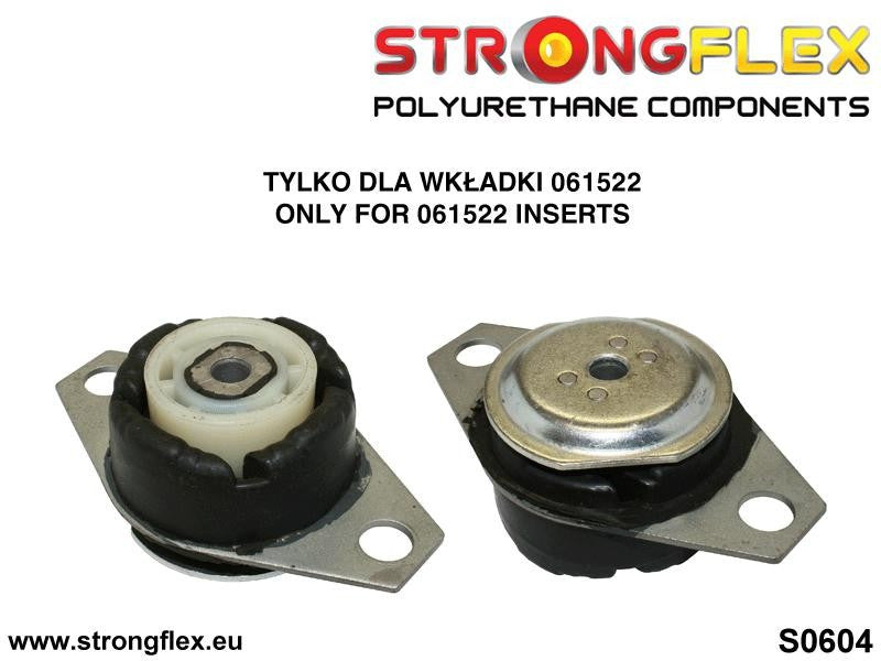 Inserto de soporte del motor Fiat Cinquecento Seicento (061522B)