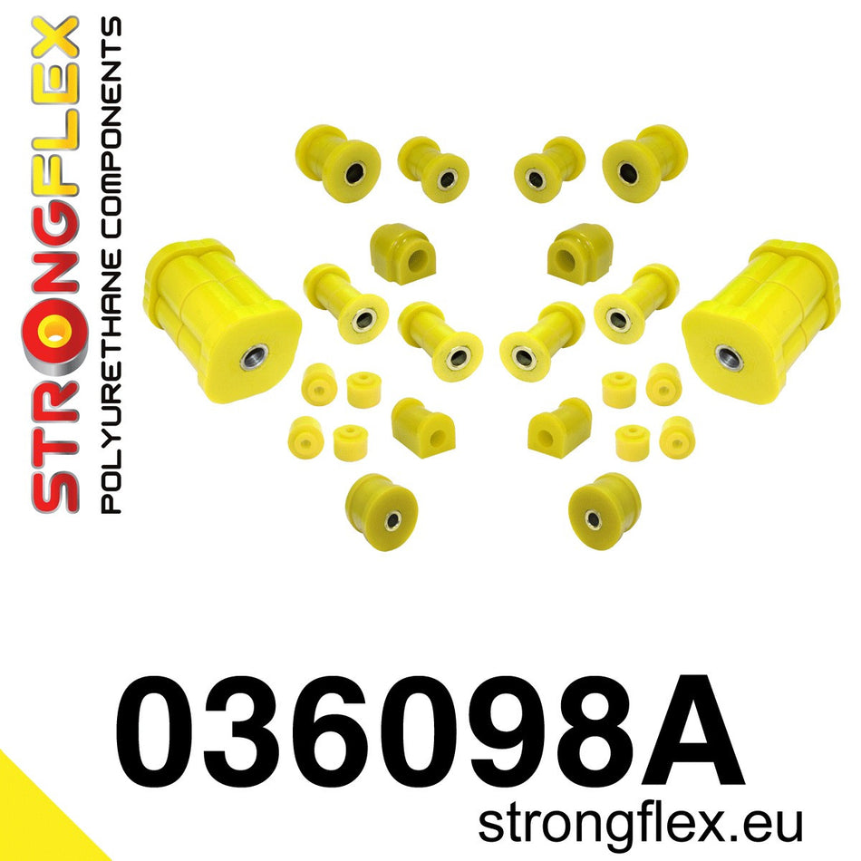 Full suspension polyurethane bush kit SPORT - BMW > Serie 3 > I  E21