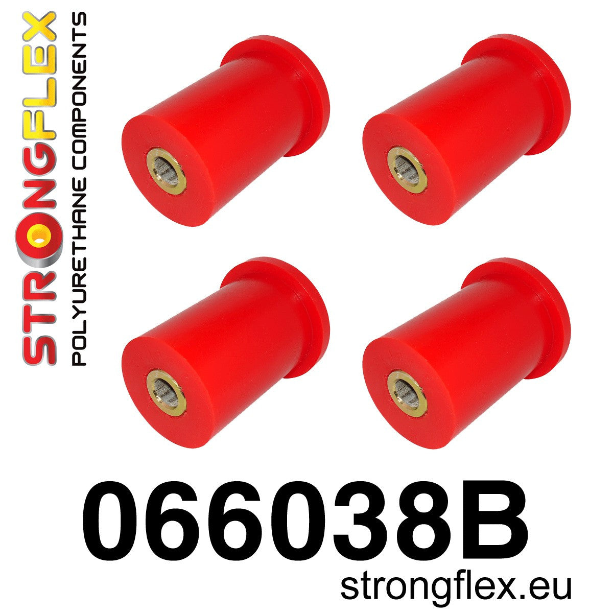 Kit de silentblocks del brazo tirado trasero Fiat Cinquecento 4x4 Seicento (066038B)