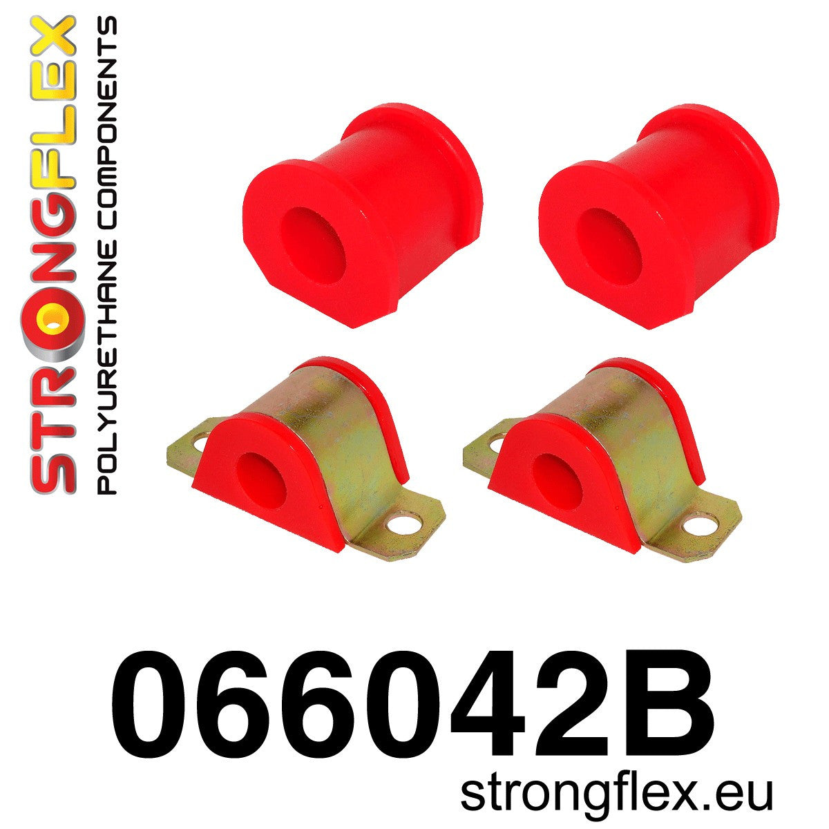 Kit de estabilizadora delantera polyurethane Fiat Cinquecento Seicento (066042B)