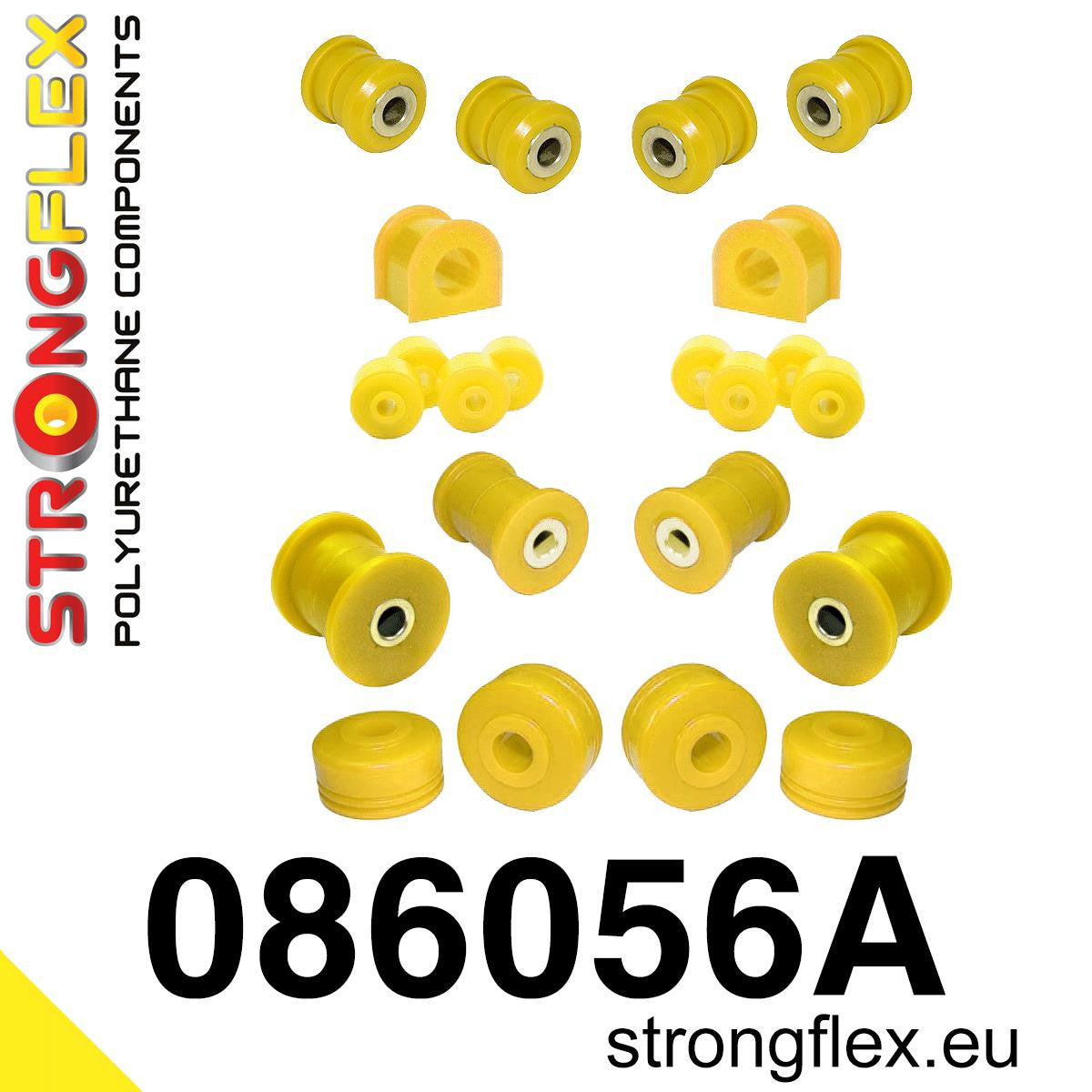 Kit de silentblocks de suspensión delantera SPORT Honda Civic CRX (086056A)