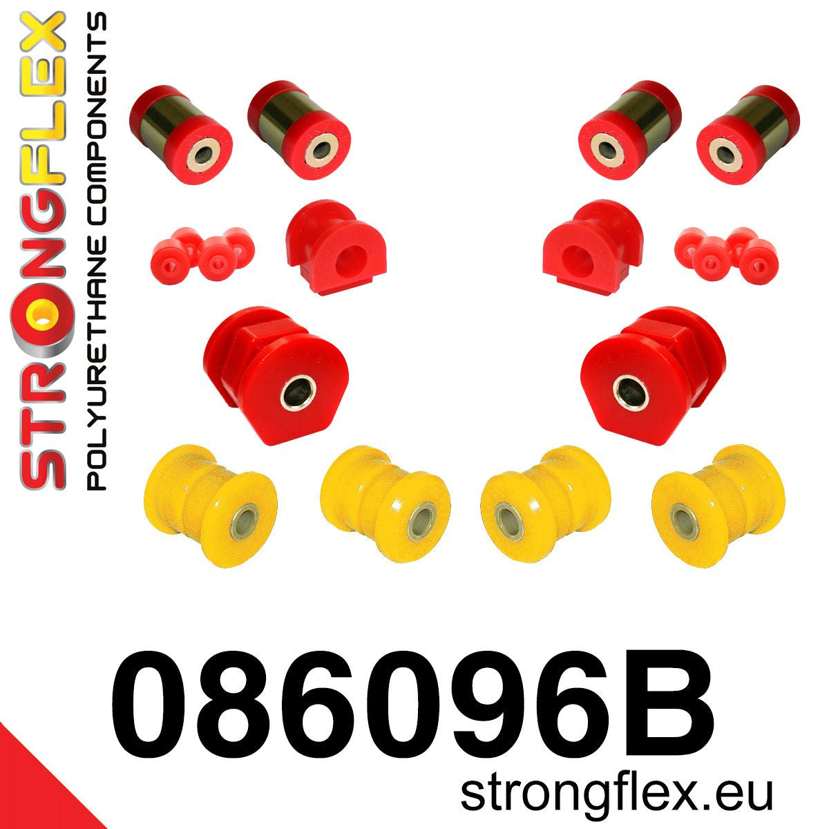 Kit de silentblocks de suspensión delantera Honda Civic EM1 (086096B)
