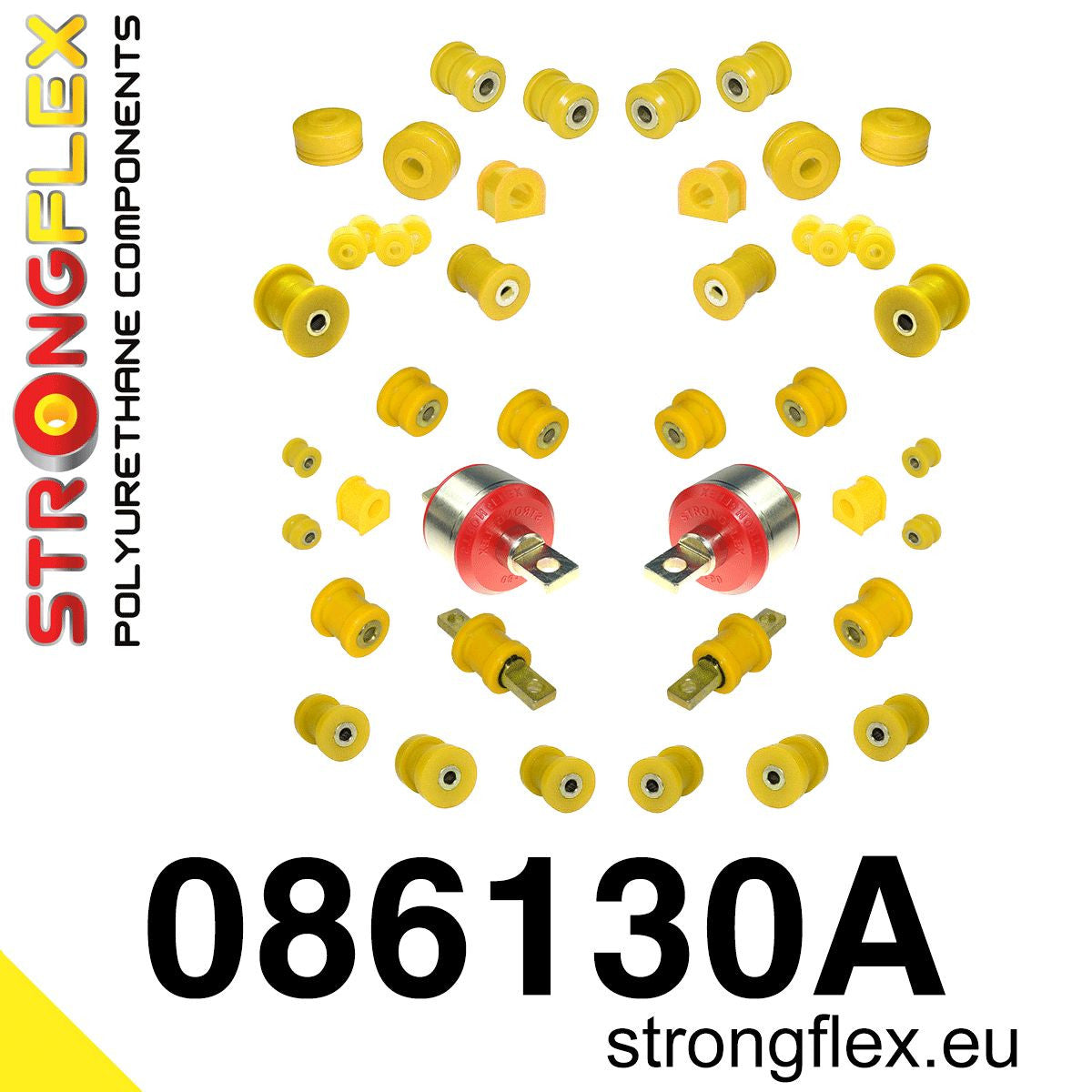 Kit completo de silentblocks de suspensión SPORT Honda Civic CRX (086130A)