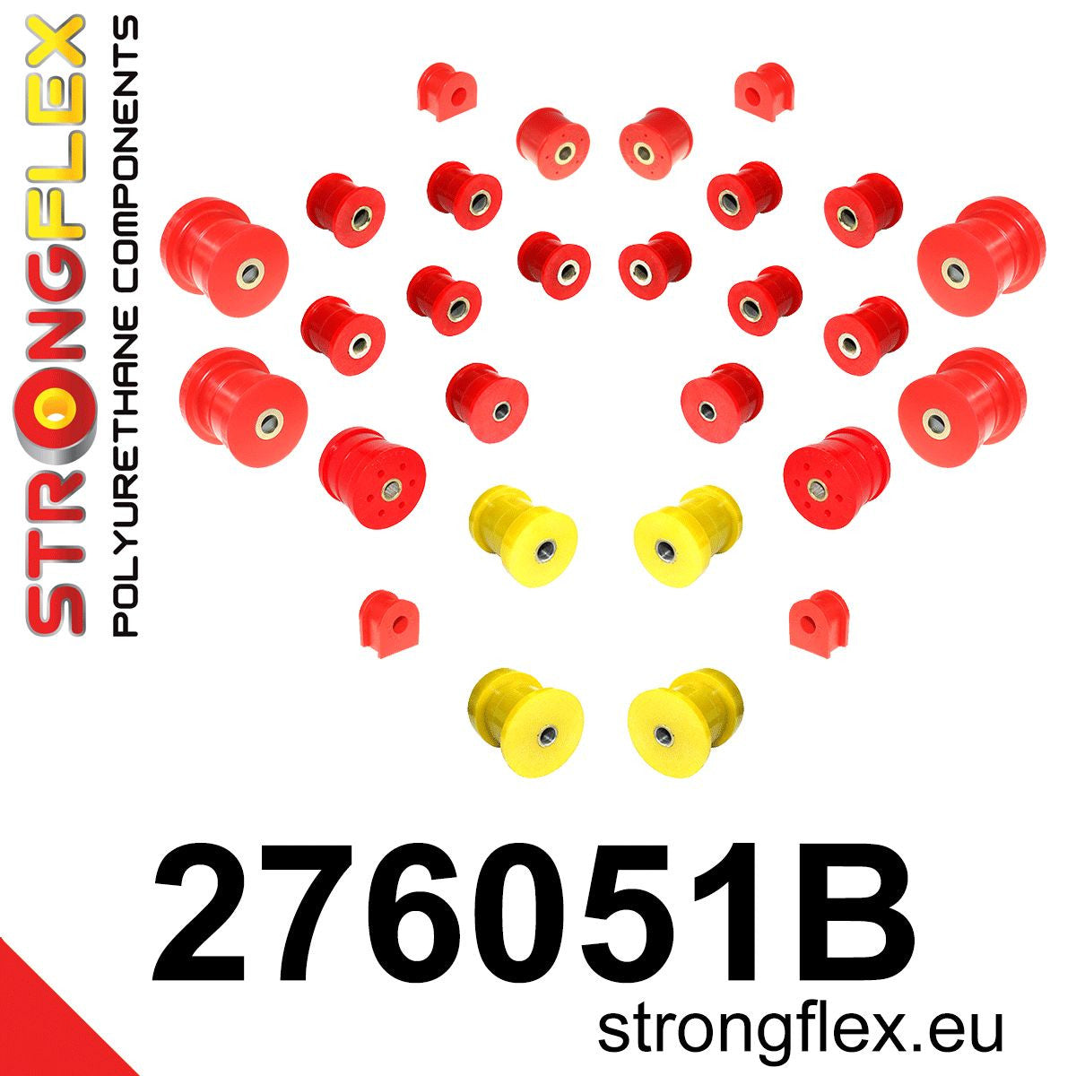 Kit completo de silentblocks de suspensión Subaru Alcyone SVX (276051B)