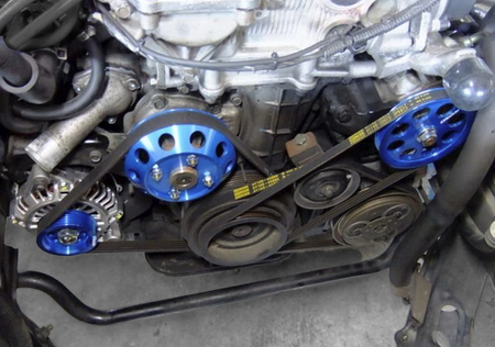 Kit de poleas de aluminio GReddy para Nissan S14 / S15