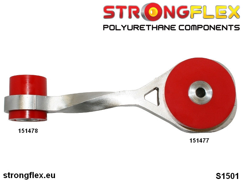 Silentblock del soporte del motor tipo dog bone PH II SPORT Renault Clio (151478A)