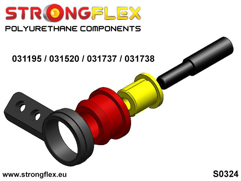 Front lower arm bush (E46 wishbone) SPORT - BMW > Serie 3 > II  E30|BMW > Serie 3 > III  E36 > E36  Compact|BMW > Serie 3 > III  E36 > E36