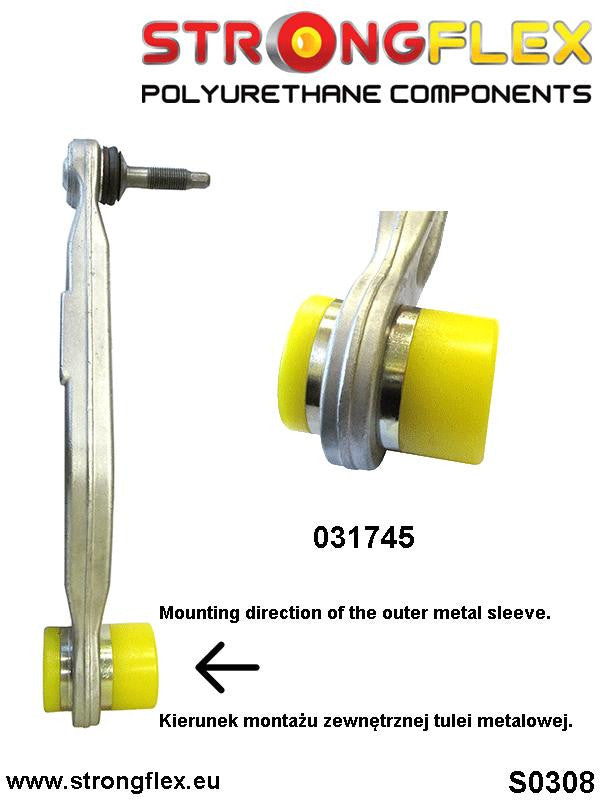 Rear upper arm inner bush SPORT - BMW > Serie 5 > IV  E39 > E39  Sedan|BMW > Serie 5 > IV  E39 > E39  Touring|BMW > Serie 5 > V  E60 / E61 > E60 Sedan > Sedan  RWD|BMW > Serie 5 > V  E60 / E61 > E60 Sedan > Sedan  xi / xd|BMW > Serie 5 > V  E60 / E61 > E6