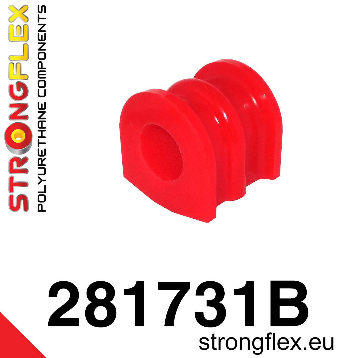 Silentblock de estabilizadora trasera Nissan 350Z Z33 G35 V35 G25 G37 Q40 (281731B)