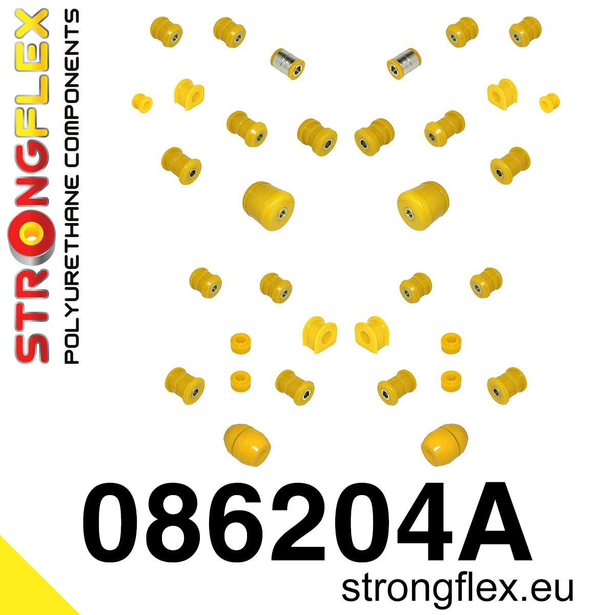 Kit completo de silentblocks de suspensión SPORT Honda Prelude (086204A)