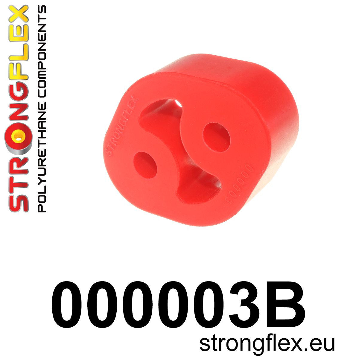 Soporte colgante del escape 32 mm de poliuretano (000003B)