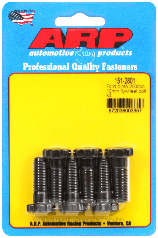 Tornillos de volante motor ARP para Ford Pinto 2.0L (M10x100 - longitud 29 mm) - 151-2801