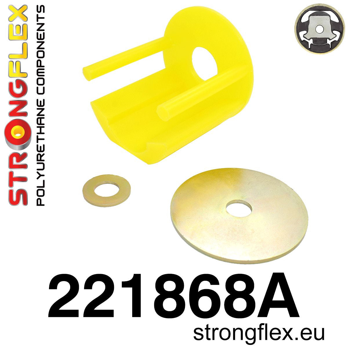Inserto del soporte inferior del motor SPORT Audi A3 8P 1P 5P 2K 2C A5 1T (221868A)