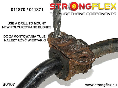 Silentblock de estabilizadora delantera Alfa Romeo 159 type 939 Q4 FWD (011870B)