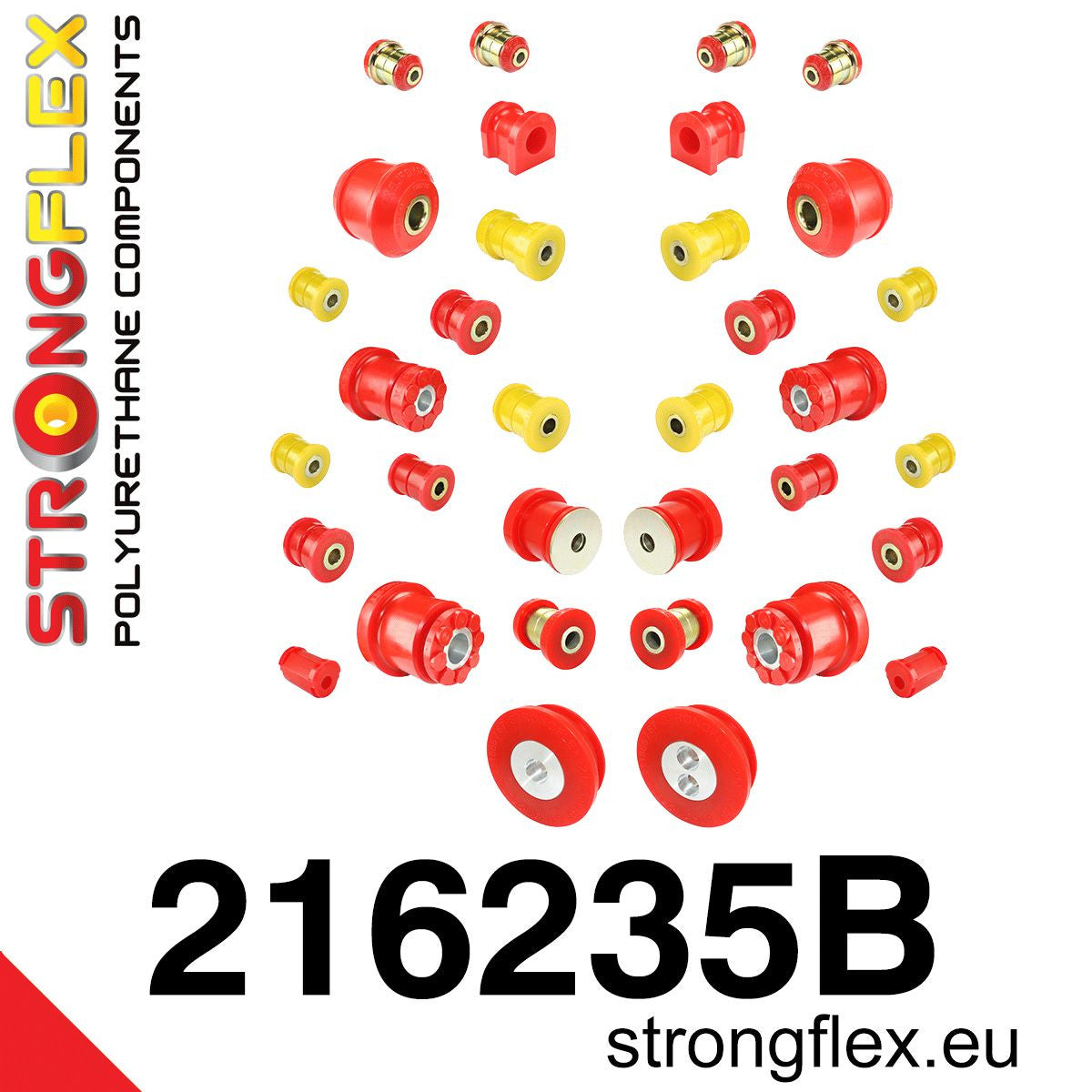 Kit completo de silentblocks de suspensión Lexus GS S190 XE20 IS (216235B)