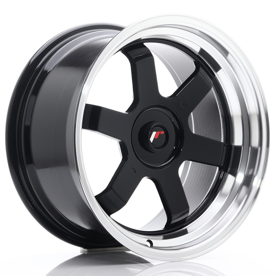 Japan Racing JR-12 17x9" (4 & 5 hole custom PCD) ET25, Gloss Black