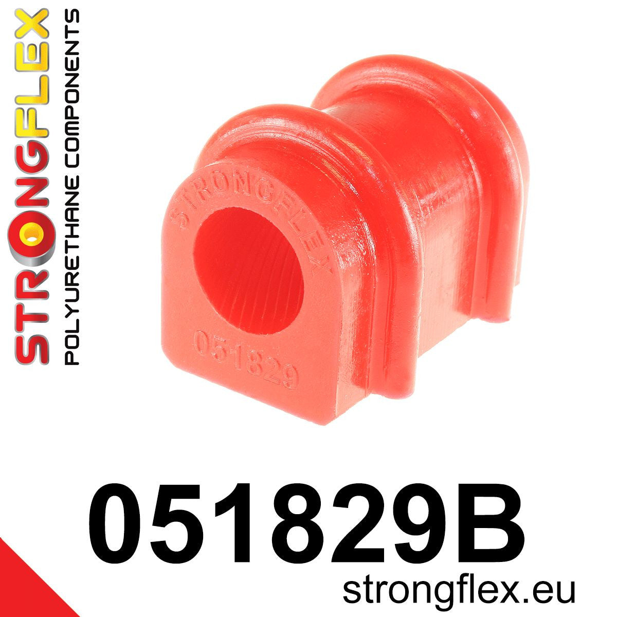 Silentblock de barra estabilizadora delantera Citroën AX Saxo Chanson 106 (051829B)