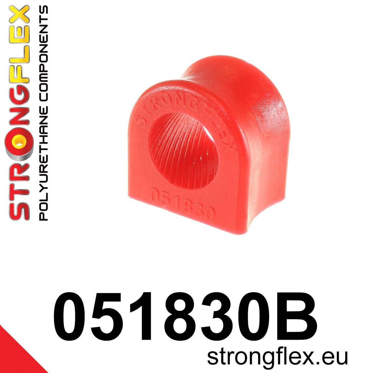 Silentblock del enlace estabilizador delantero Citroën AX Saxo Chanson 106 (051830B)