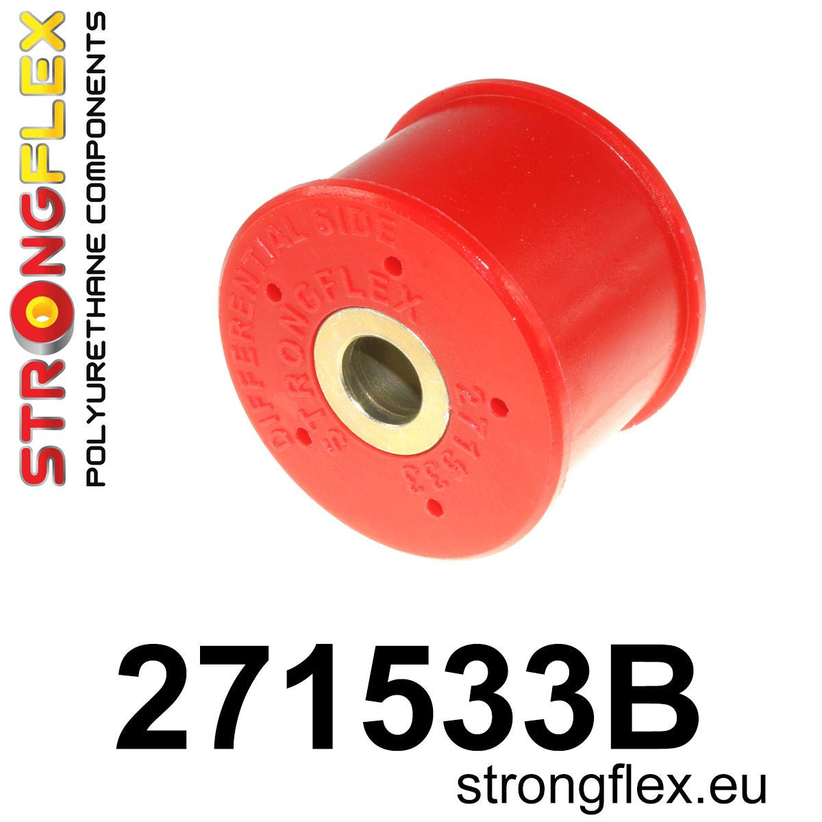 Silentblock de montaje del diferencial trasero Subaru Alcyone SVX (271533B)