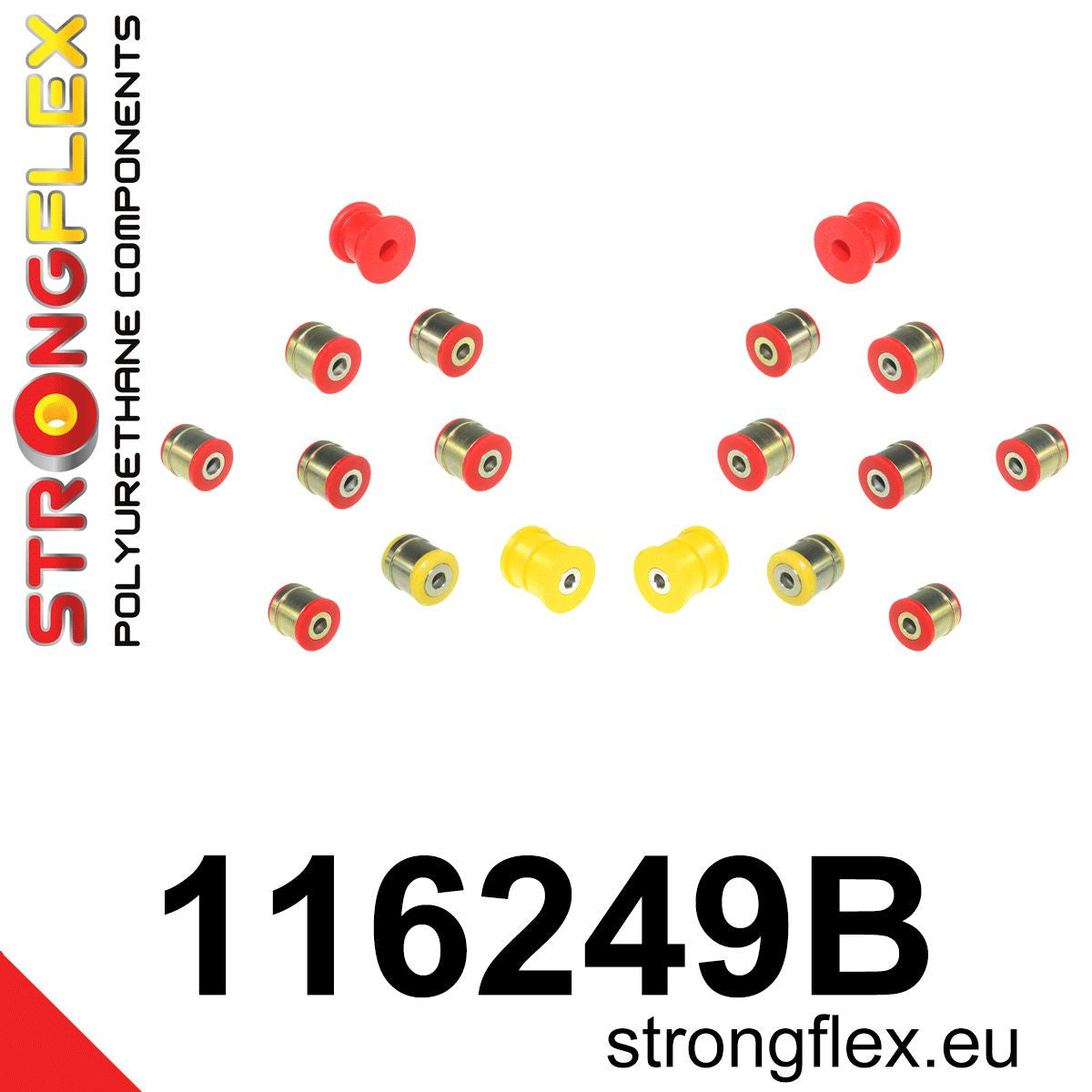 Kit de silentblock de suspensión trasera Mercedes Clase S W140 C140 CL (116249B)