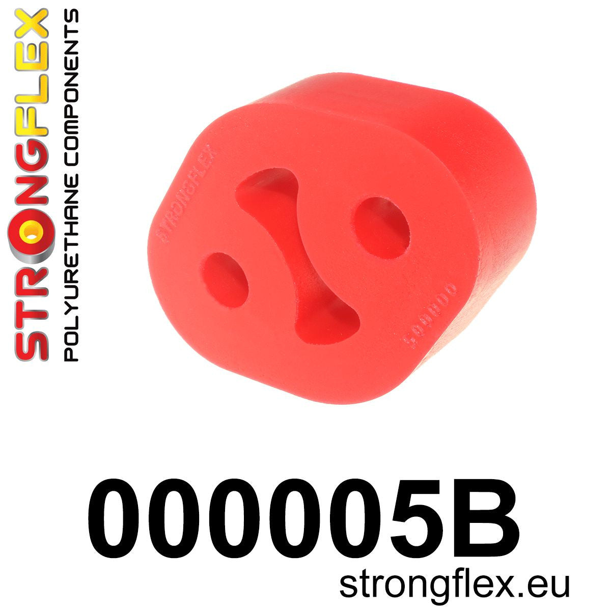 Soporte colgante del escape 41 mm de poliuretano (000005B)