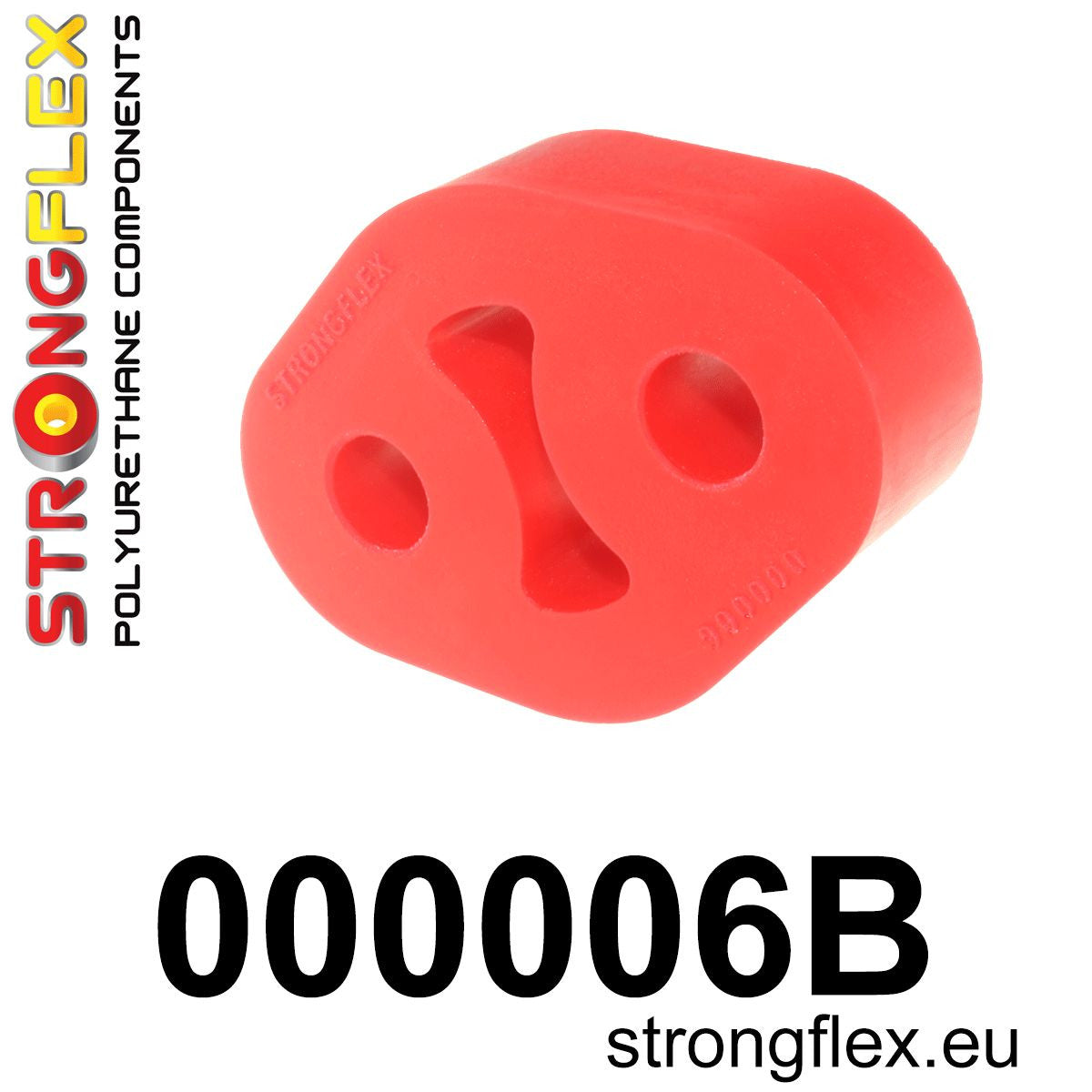 Soporte colgante del escape 47 mm de poliuretano (000006B)