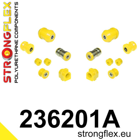 Kit de silentblocks de suspensión delantera SPORT Volvo Serie 700 Serie 900 (236201A)