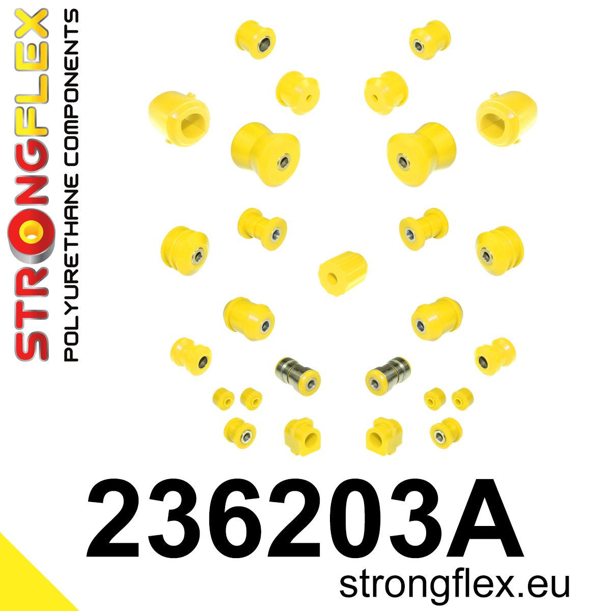 Kit completo de silentblocks de suspensión SPORT Volvo Serie 700 Serie 900 (236203A)