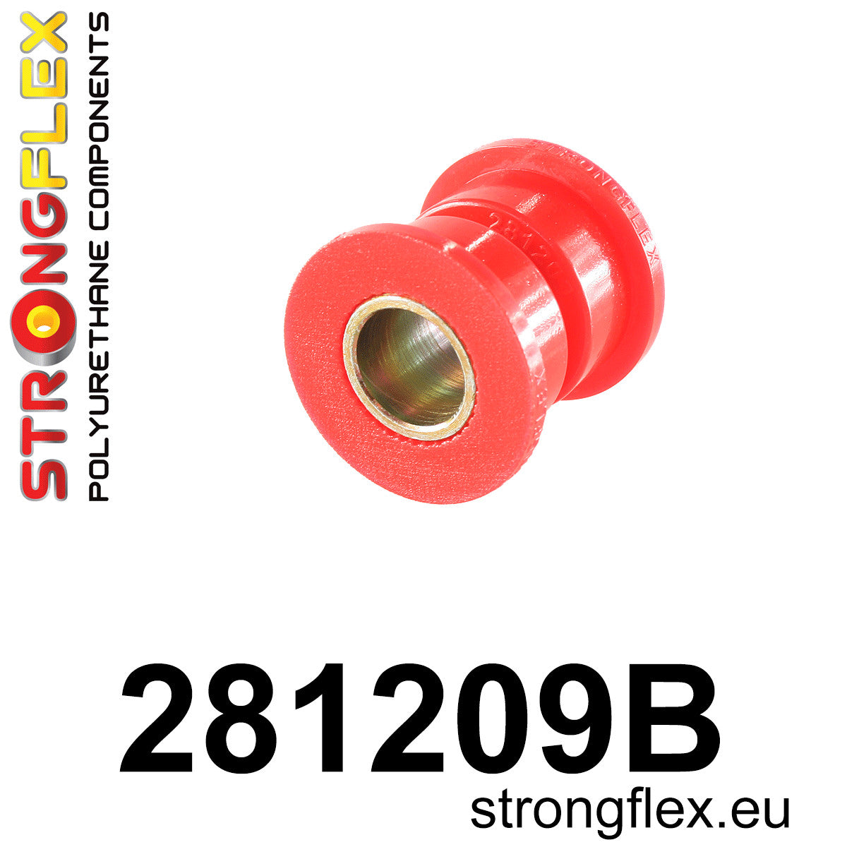 Silentblock de la barra Panhard trasera al eje Nissan Micra K11 (281209B)