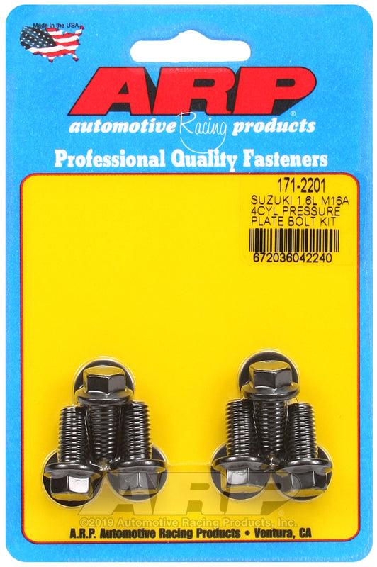 Tornillos de plato de embrague ARP para Suzuki M16A (M8x125) - 171-2201