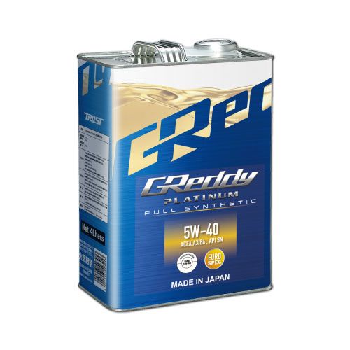 Aceite de motor GReddy Platinum 5W40 ACEA A3/B4 SN (4L)