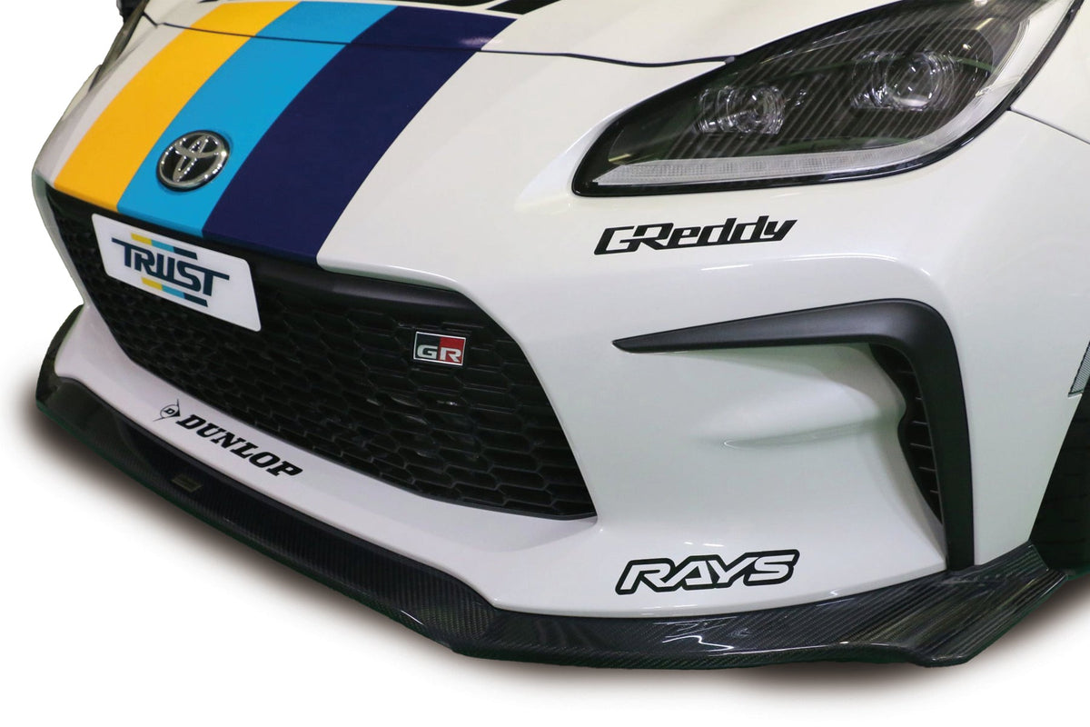 Faldón delantero GReddy × Voltex para GR86 - en fibra